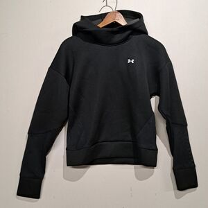 Under Armour Womens Unstoppable Move Mesh Hoodie Black Medium